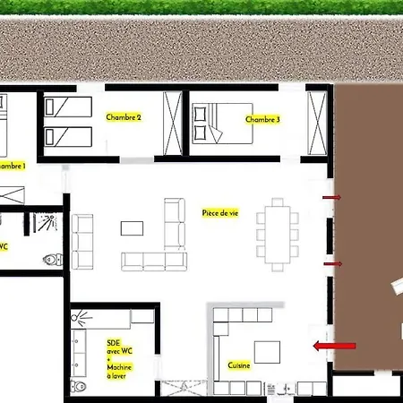 T4 Caminu 110m2 - Jardin, Piscine, 6 Pers, Parking Apartman Porto-Vecchio